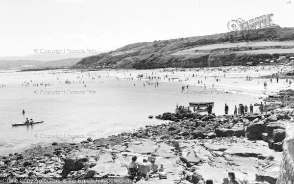 Photo of Benllech Bay, c.1960
