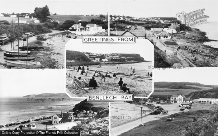 Photo of Benllech Bay, Composite c.1955