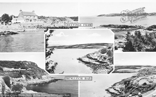 Photo of Benllech Bay, Composite c.1955