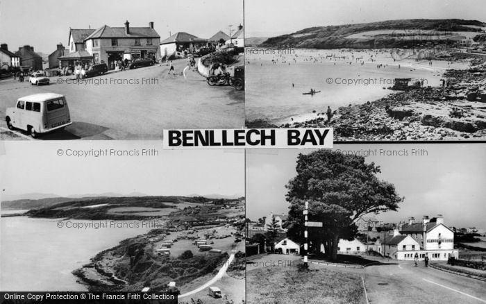 Photo of Benllech Bay, Composite c.1960