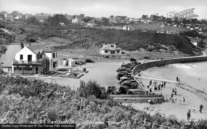 Photo of Benllech Bay, General View c.1950