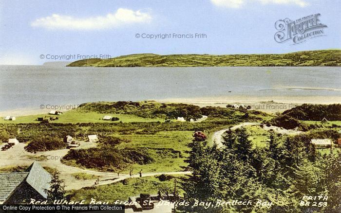 Photo of Benllech Bay, Red Wharf Bay From St David's c.1960