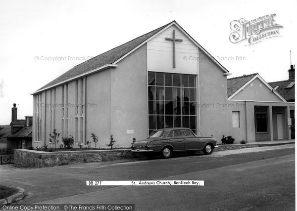 Photo of Benllech Bay, St Andrew's Church c.1965