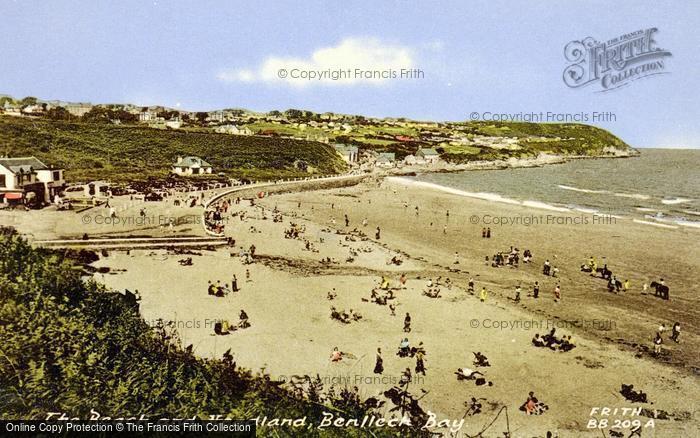 Photo of Benllech Bay, The Beach And Cafe c.1955