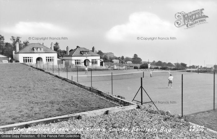 Photo of Benllech Bay, The Bowling Green And Tennis Courts c.1960