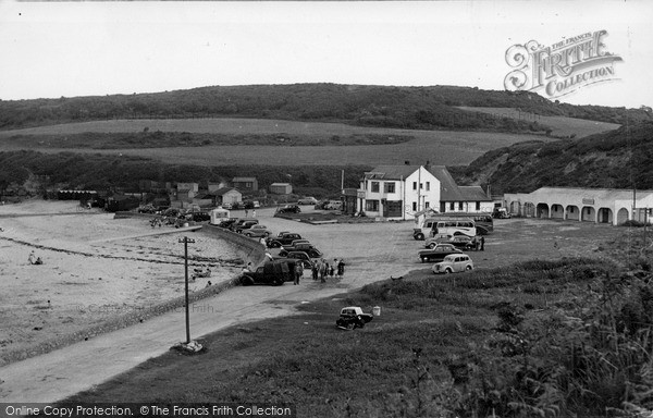 Photo of Benllech Bay, The Lido c.1955