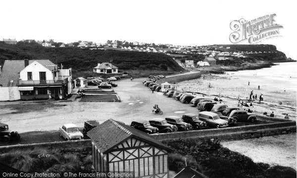 Photo of Benllech Bay, The Lido Cafe c.1955