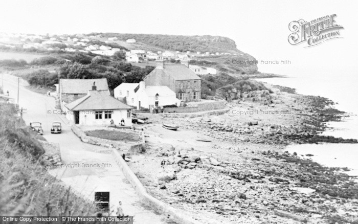 Photo of Benllech Bay, The Promenade And Cliffs c.1955