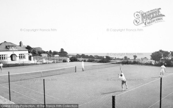 Photo of Benllech Bay, The Tennis Courts c.1960