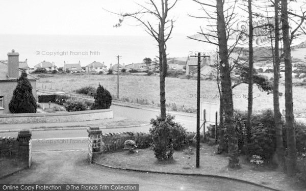 Photo of Benllech Bay, View From The Breeze Hill Hotel c.1955