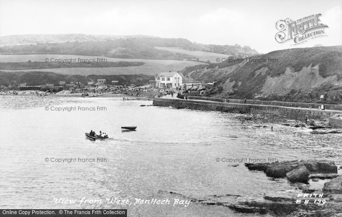 Photo of Benllech Bay, View From West c.1950