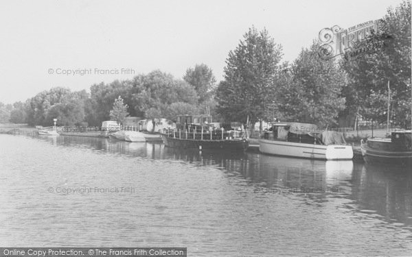Photo of Benson, Riverside Moorings c.1955