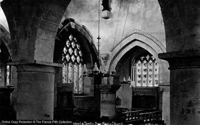 Photo of Bere Regis, Church, Tuberville Chapel And Tombs c.1910