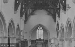 Parish Church Interior c.1950, Bere Regis