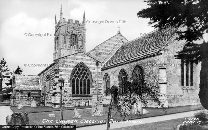 Photo of Bere Regis, St John's Church c.1955