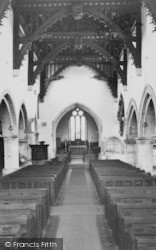 St John The Baptist Church Interior c.1960, Bere Regis