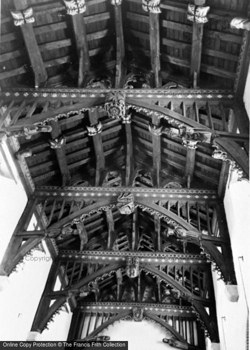 Photo of Bere Regis, The Church Roof c.1965