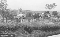 The Village And St John The Baptist's Church  c.1950, Bere Regis