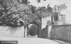 Entrance To Berkeley Castle c.1955, Berkeley