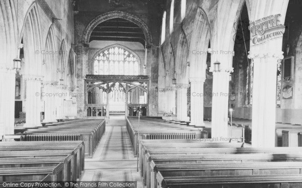Photo of Berkeley, St Mary's Church Interior c.1960
