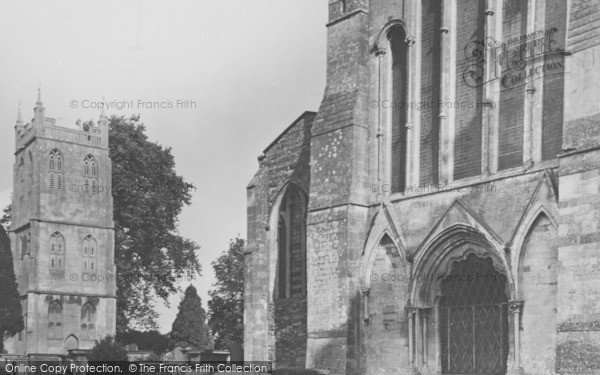 Photo of Berkeley, The Church And Bell Tower c.1955