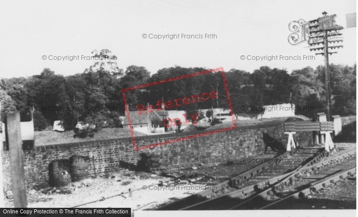 Photo of Berkhamsted, Castle Walls From Station c.1960