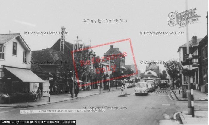 Photo of Berkhamsted, High Street And Town Hall c.1965