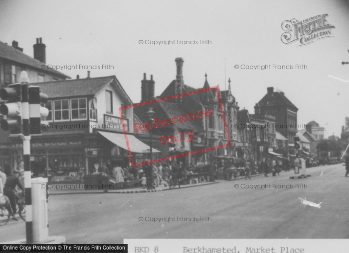 Photo of Berkhamsted, Market Place c.1950