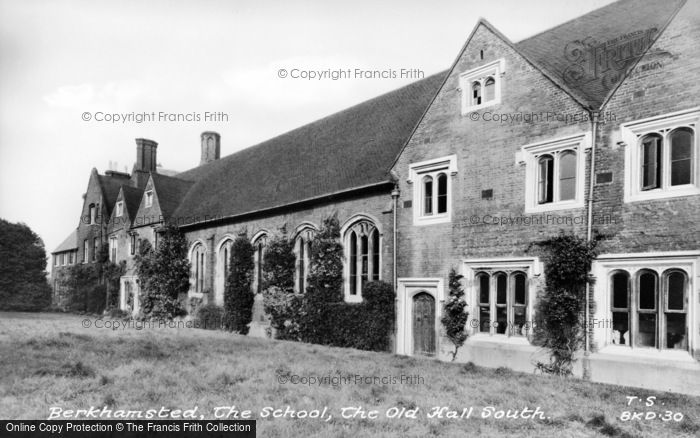 Photo of Berkhamsted, School, Old Hall c.1955