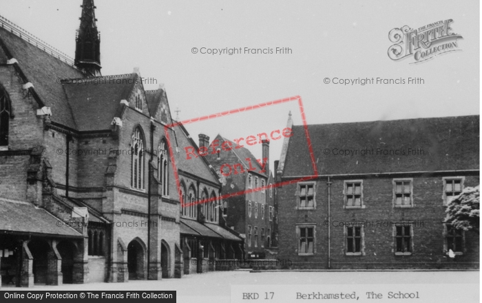 Photo of Berkhamsted, The School c.1955