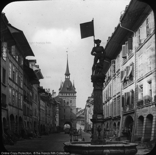 Photo of Berne, Marktgasse And Kafichthurm c.1885