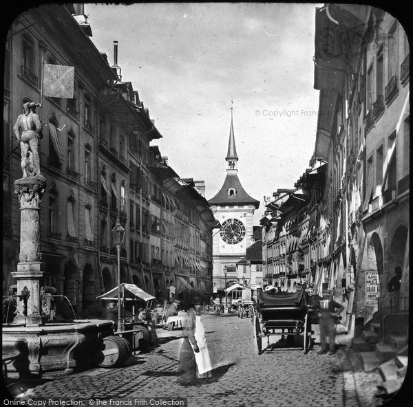 Photo of Berne, Marktgasse And Zeitglochthurm c.1879