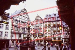 Market Place And St Michael's Fountain 1982, Bernkastel-Kues