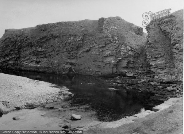 Photo of Berriedale, Berriedale Castle 1952