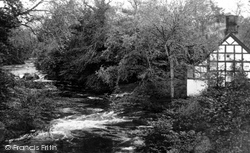 River Rhiew c.1930, Berriew