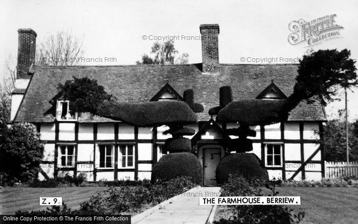 Photo of Berriew, The Farmhouse c.1955