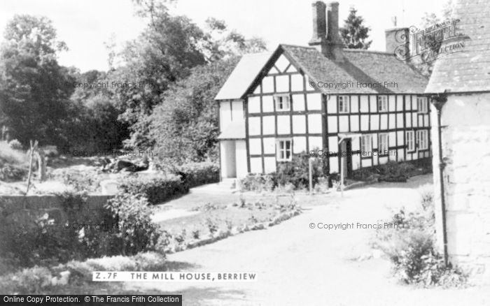 Photo of Berriew, The Mill House c.1955