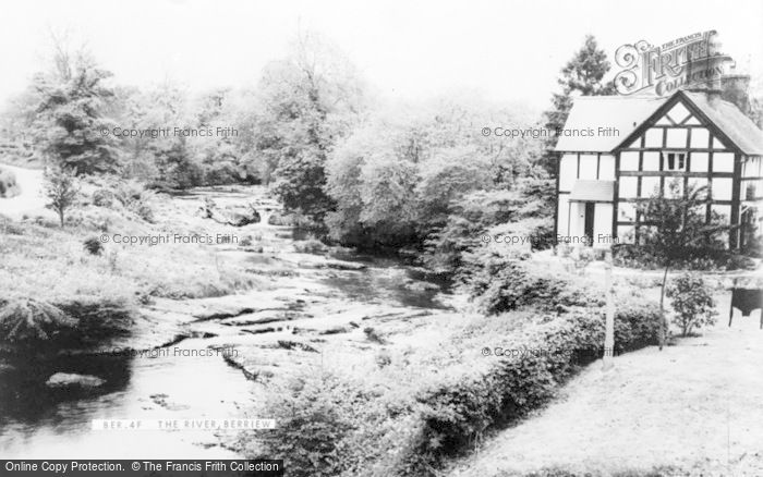 Photo of Berriew, The River c.1955