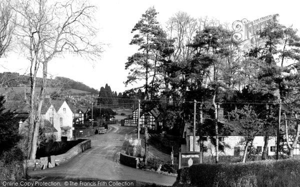 Photo of Berriew, The Village c.1950