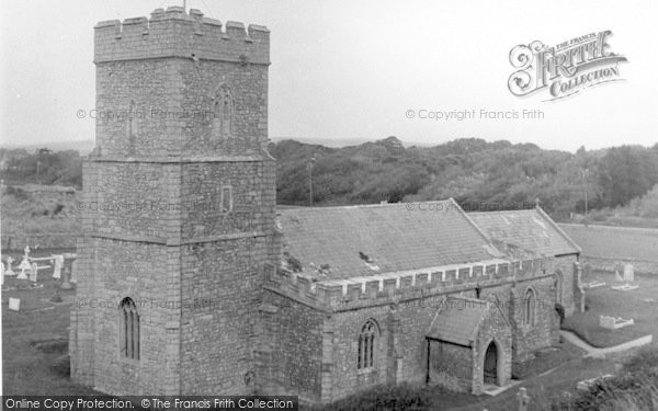 Photo of Berrow, The Church c.1955