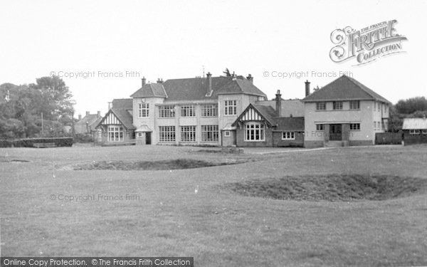 Photo of Berrow, The Club House, Golf Links c.1955