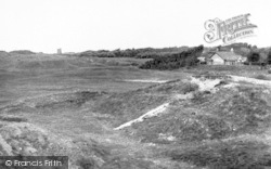 The Golf Links From The Church c.1955, Berrow