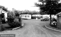 Yew Tree Caravan Site c.1960, Berrow