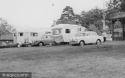 Caravans, Forest Park Camp c.1965, Berry Hill