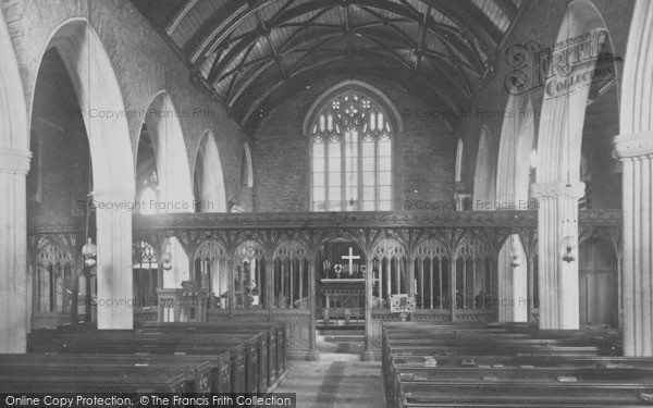 Photo of Berry Pomeroy, St Mary's Church Interior 1889