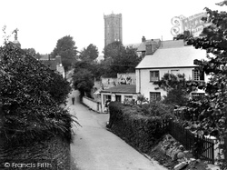 Post Office And St Peter's Church 1934, Berrynarbor