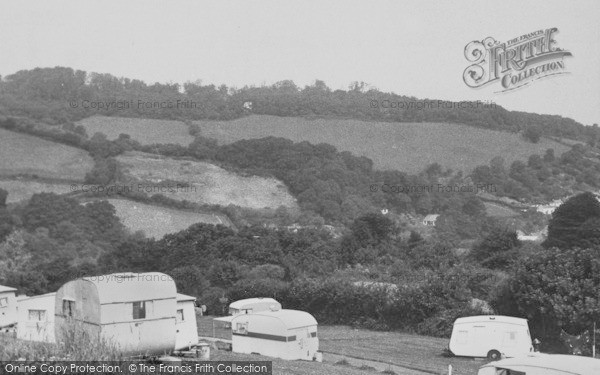 Photo of Berrynarbor, Trailer Park And Haggington Hill c.1955