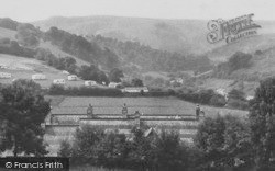 Trailer Park And Sterridge Valley From Rectory Field c.1960, Berrynarbor