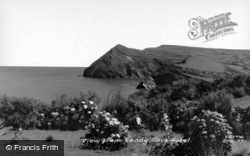 View From Sandy Cove Hotel c.1965, Berrynarbor