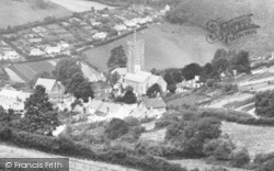 Village And St Peter's Church 1934, Berrynarbor
